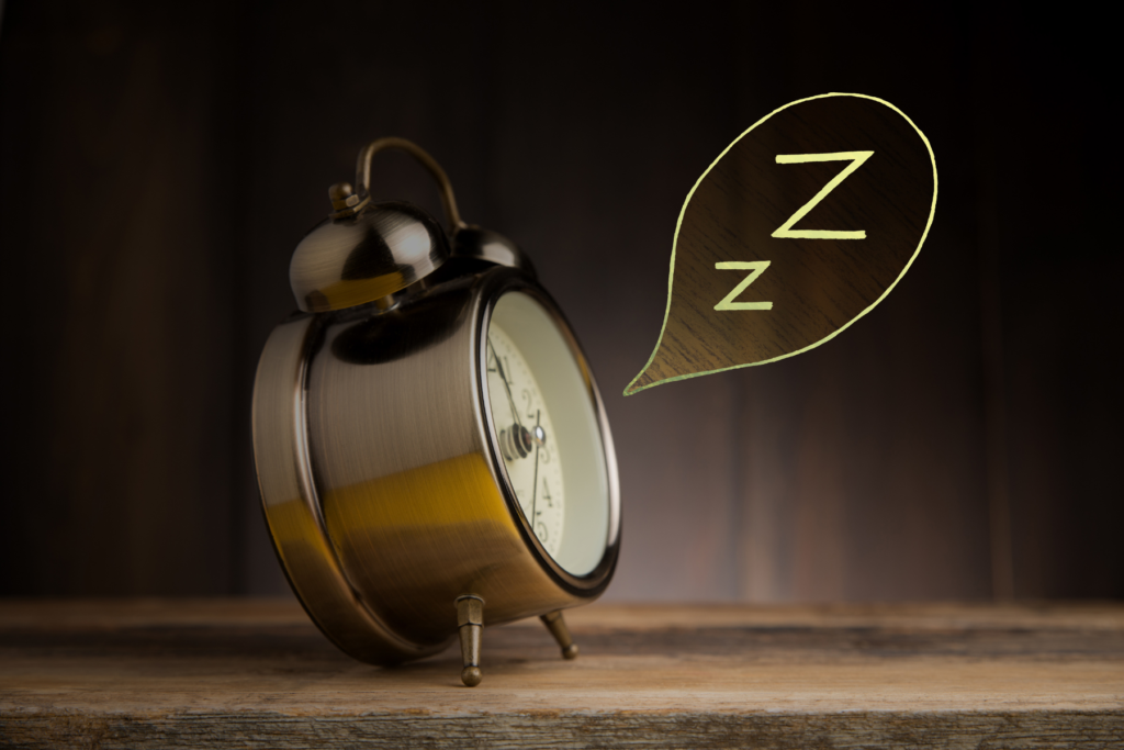 réveil représentant le cycle du sommeil